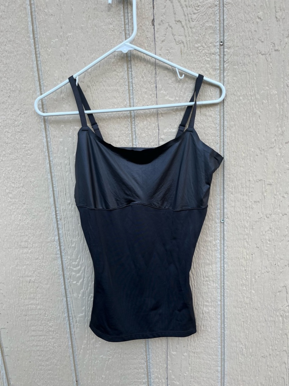 Assets by Spanx Black Form Fitting Tank Top Size XL